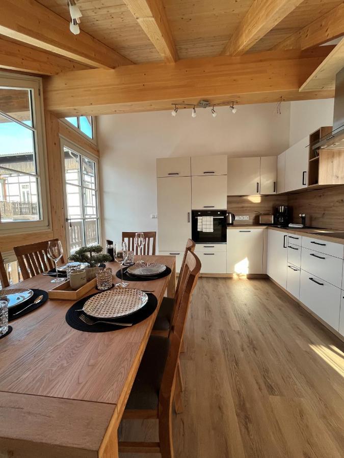 Ferienwohnung Blick Thyratal Obergeschoss Stolberg i. Harz Exterior foto
